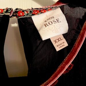 Sheer burn out velvet top